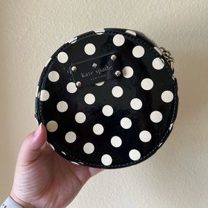 Kate Spade Round Polka Dot Crossbody Purse